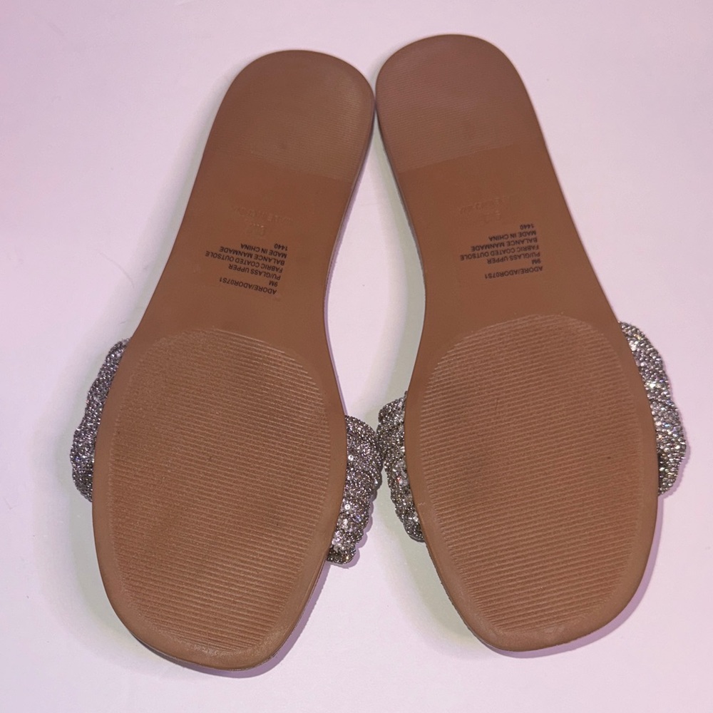 Steve Madden Metallic Women's Sandals, NEW, Sz 9 - Picture 3 of 4